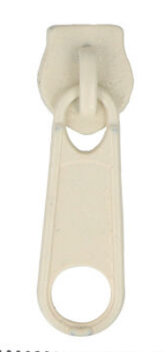 Zipper - 5 mm - cream